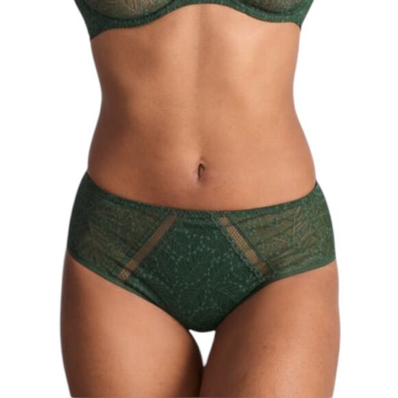 Simone Perele Comete Retro Brief Panty Icon Green Size 7 3XL Plus - Picture 3 of 7